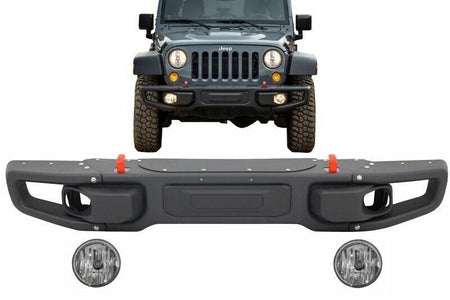 Paraurti anteriore in metallo adatto per Wrangler / Rubicon JK (2007-2017)