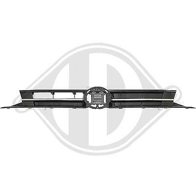Calandra griglia radiatore superiore POLO 17- R-LINE nero con listello argento
