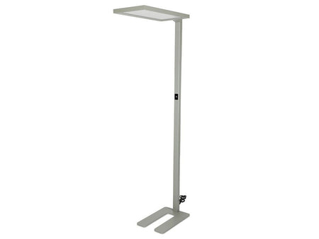 Piantana Lampada Led Da Terra Moderna Argento Con Touch Dimmerabile 80W Alta