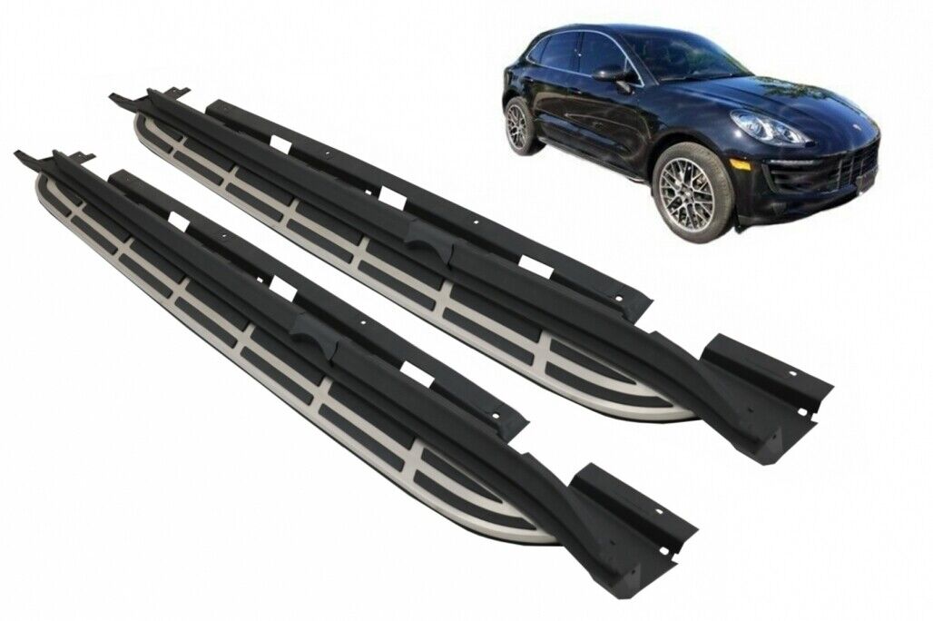 Coppia Set Gradini Predellini Pedane Laterali Tuning  Macan 2014 ->