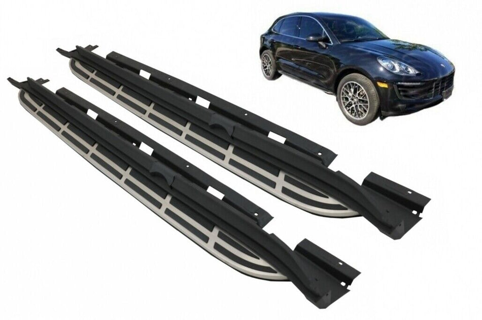Coppia Set Gradini Predellini Pedane Laterali Tuning  Macan 2014 ->