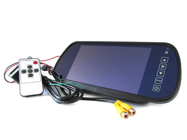 Monitor Specchio Retrovisore TFT LCD 70'' Doppio Ingresso Video Per Telecamera R