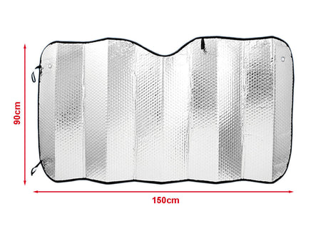 Parasole Auto Per Parabrezza Misura 150X90cm PE + Film Di Alluminio <ul><li>Il
