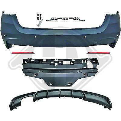 Paraurti posteriore Tuning Serie3 F31 Touring 11-19 verniciabile Fori PDC