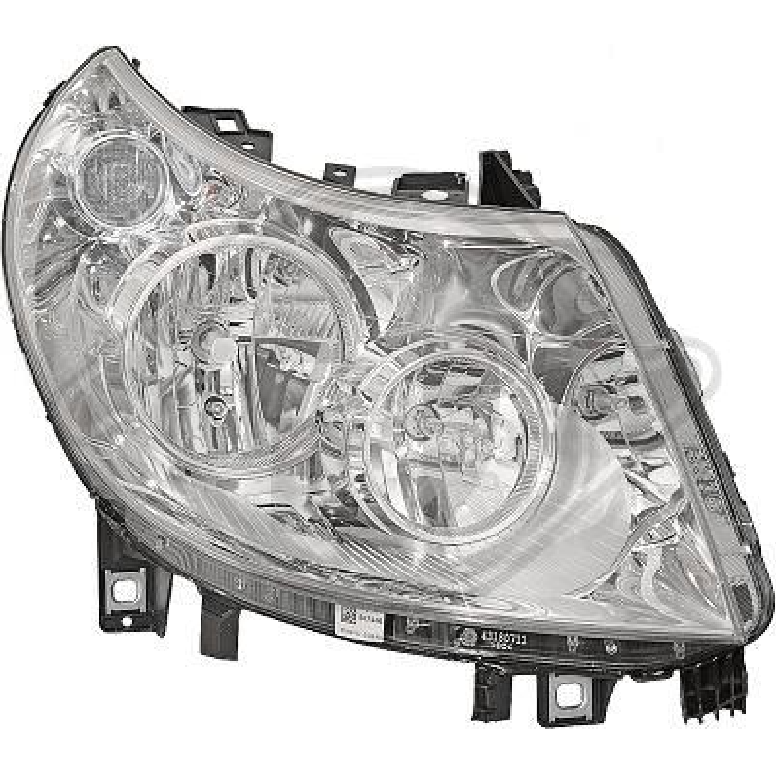 Faro fanale anteriore Destro DUCATO 2010-2014 anche BOXER e JUMPER  H7+H1 7 PIN