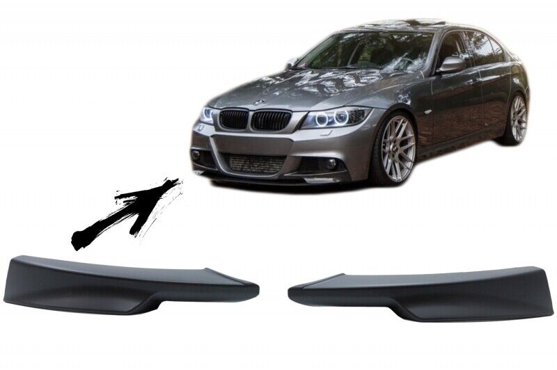 Paraurti anteriore Splitter Spoiler adatto per Serie 3 E90 E91 LCI (09.2008