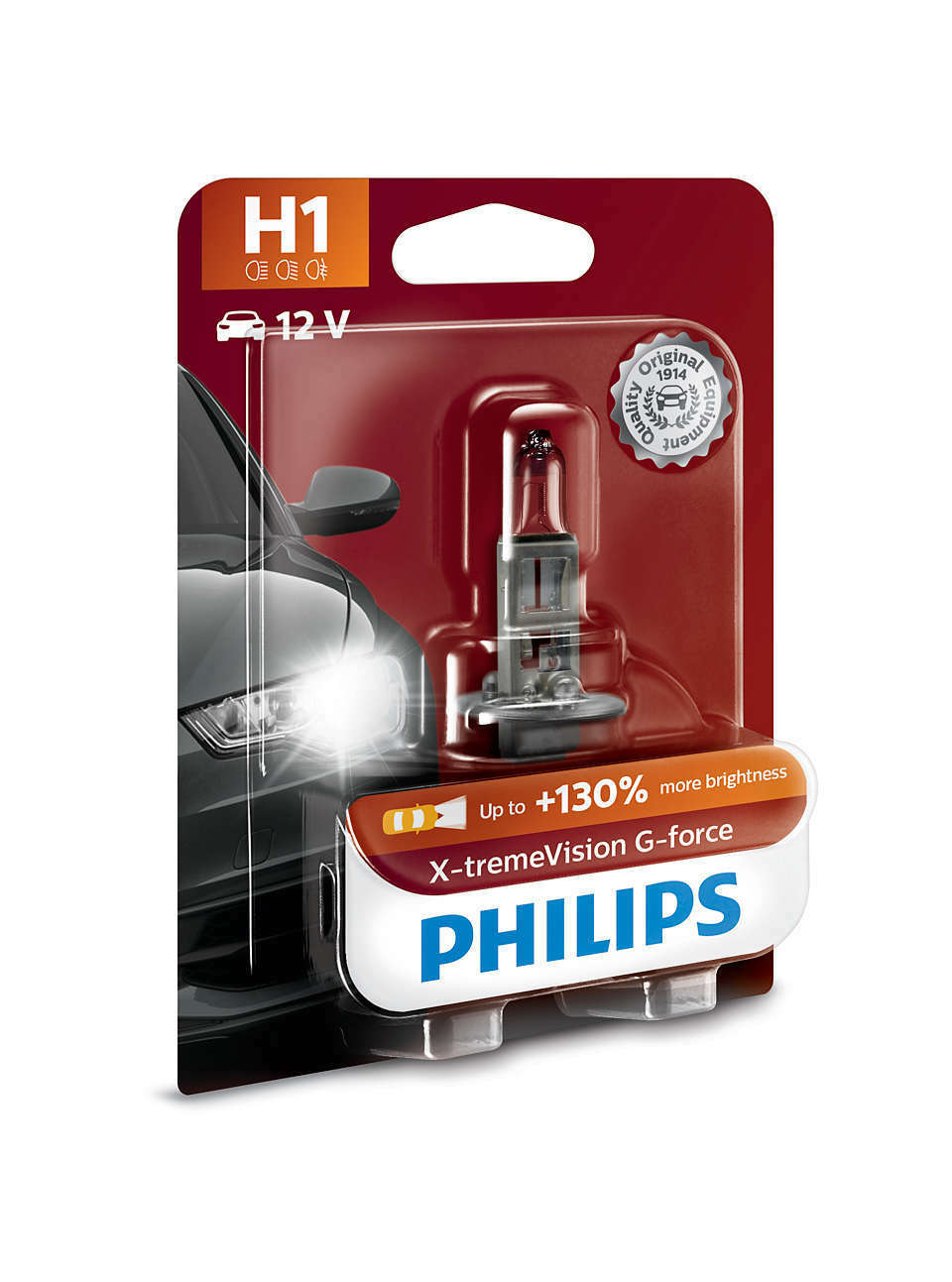 Lampadina Lampada Alogena  H1 X-tremeVision G-FORCE 12V55W P14.5s +130%