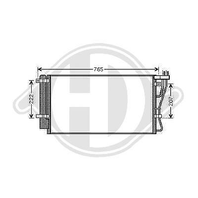 Condensatore clima CARENS III 1.6/2.0 benzina 976061D110