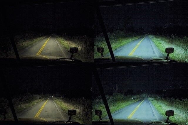 Kit Conversione Fanali Fari LED COB HB3 9005 4x10w 40W 12 24 V 40W 10000 Lumens