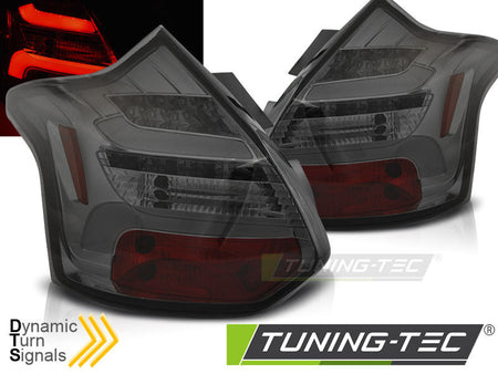 Coppia Faro Fanale Tuning Posteriori FOCUS 3 11- 10.14 HATCHBACK Fumè LED