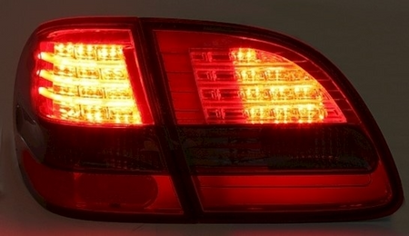 Coppia Fari fanali Posteriori LED Tuning Classe E W211 06-09 Wagon Fume