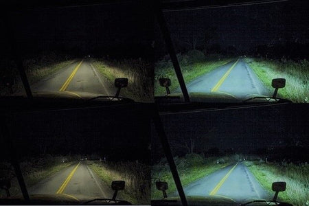 Kit Conversione Fanali Fari FUL LED COB H11 4 X 10W 40W 12 24 V 40W 10000 Lumens