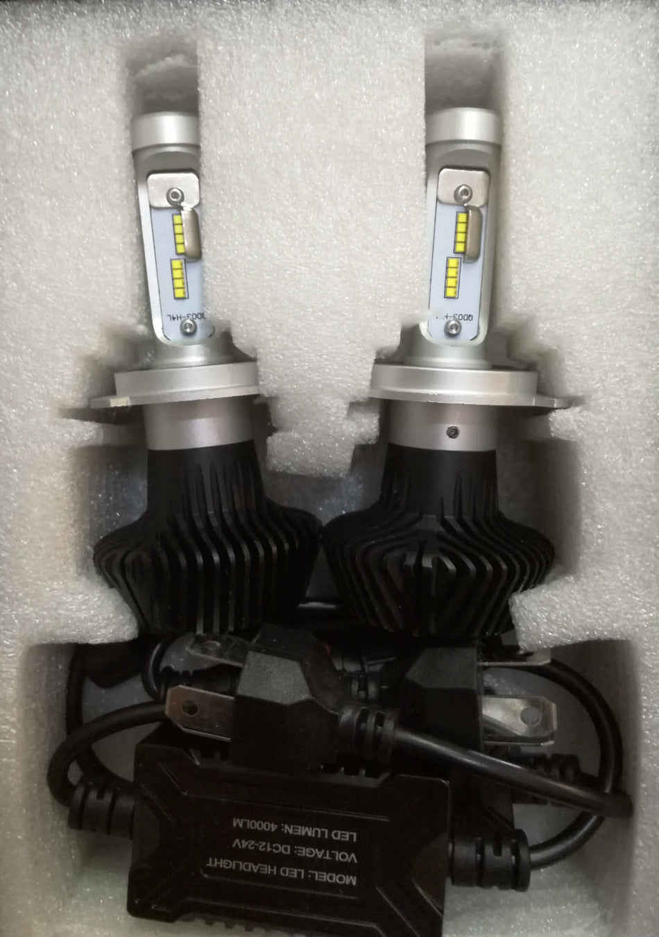 Kit Conversione Fanali Fari Yamaha T-MAX FULL 16 LED Cree H4+h7 12V 40W 12000 Lm