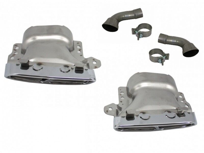 Codolini marmitta tuning per estrattore paraurti stile AMG Classe A W176 13-18