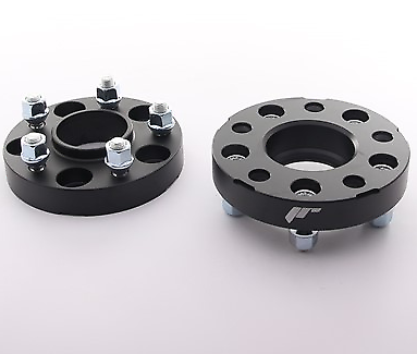 JRWA3 Coppia Set Adattatori Distanziali 25mm 5x120 72.6 72.6 Nero M14x1.5