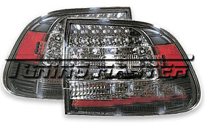 Coppia Set Fari Fanali tuning posteriori a LED Cayenne 2003 -> 2006 Neri