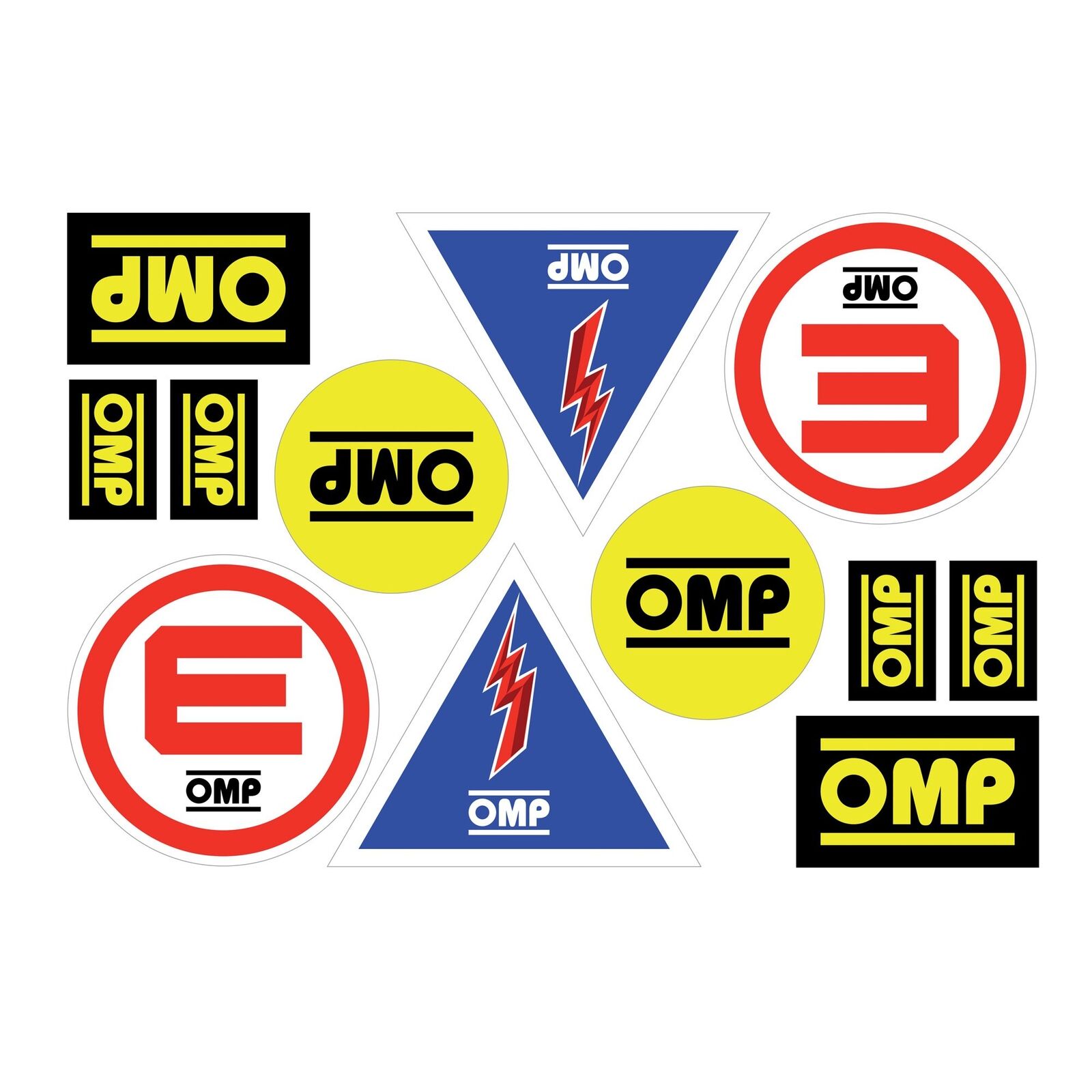 OMP STICKER SHEET 331X220MM X/846