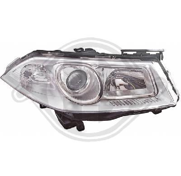 Faro fanale anteriore destro MEGANE II 2006-2008 VALEO H7+H1