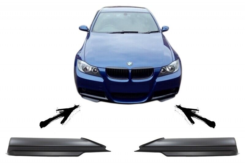 Paraurti anteriore Splitter Spoiler Lip adatto per Serie 3 E90 E91 M-Tech