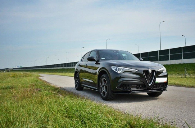 Minigonne Aggiunte Laterali Diffusori Tuning Stelvio Nero Satinato