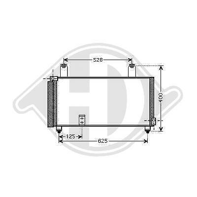 Condensatore clima LIANA 07/2001 13/1.6 95310-54G12