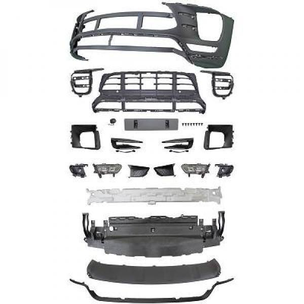 PARAURTI DI DESIGN PER MACAN, SPORTIVI 14-18 LOOK TURBO