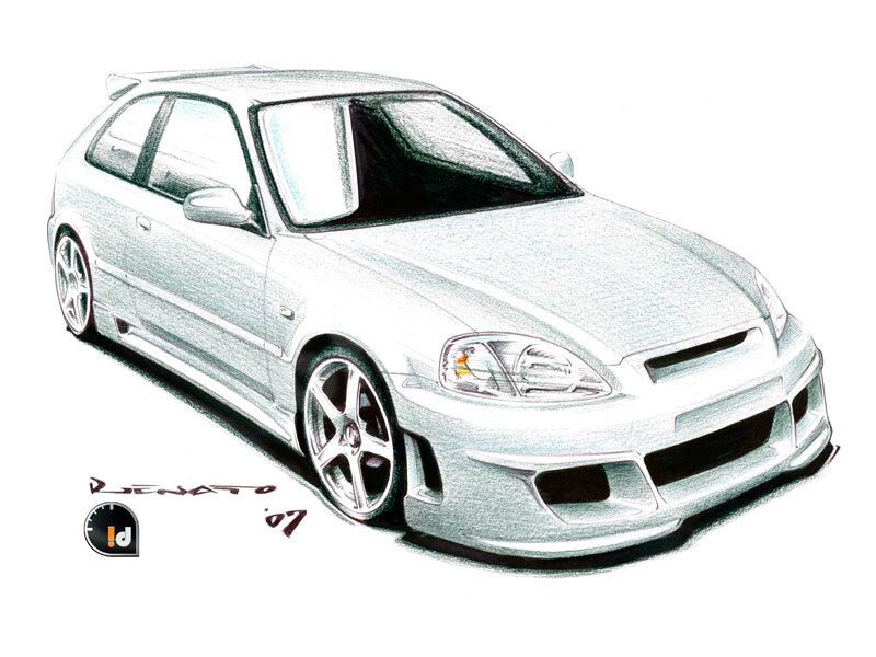 Paraurti anteriore 'EAGLE RXX' CIVIC V berlina 2 volumi/Coupè 1996->1998