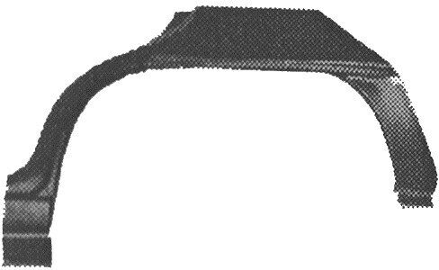 Passaruota arco parafango lamierato posteriore sinistro KADETT E 84-91 4 po