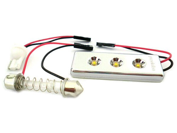 Pannello Led Per Luci Plafoniera Abitacolo Cortesia Auto 3 Smd PCB Osram Bianco