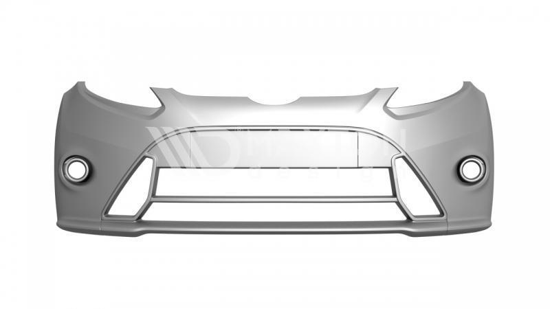 Paraurti anteriore Tuning FIESTA MK7 (Focus RS Look) 08-13 +FENDINEBBIA