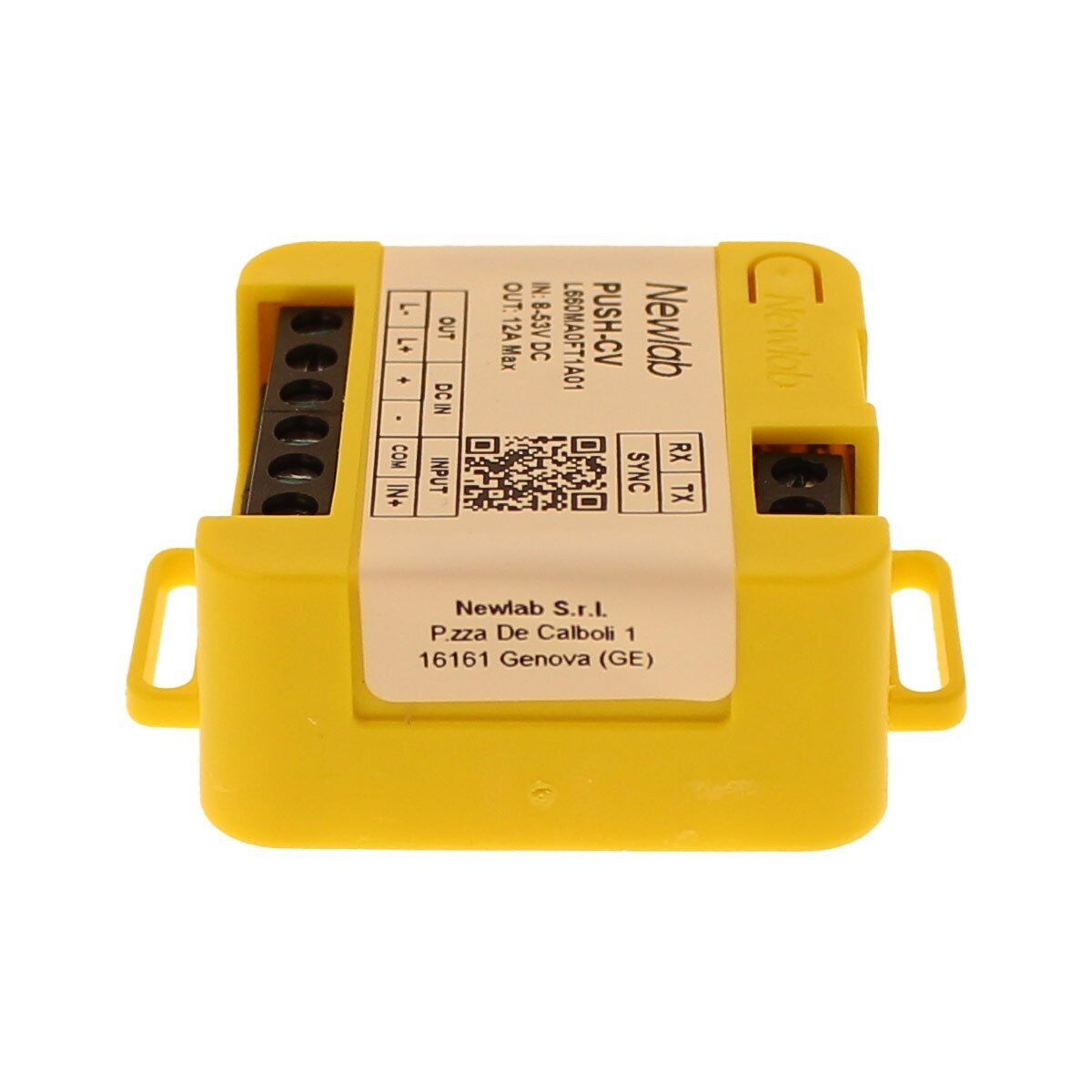 NEWLAB PUSH-CV Led Dimmer 12V 24V 48V 12A Con Pulsante N.O. 0-10V 1-10V