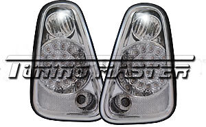 Coppia Fari Fanali Posteriori TUNING R50/52/53 (01-08) CROMATI LED