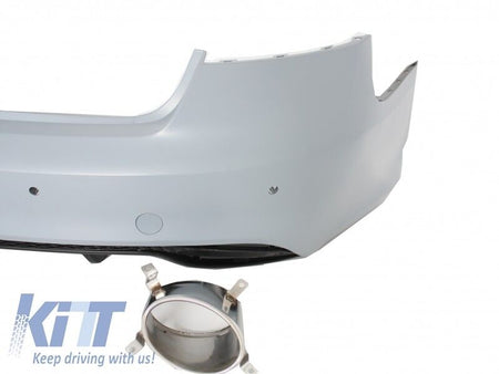 Paraurti posteriore tuning A5 S5 8T 2007-15 Coupè Cabrio RS5 style scarichi