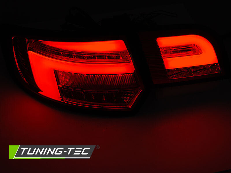 COPPIA SET FARI POSTERIORI TUNING LED  A3 8P 2008-2012 SPORTBACK fibra dinamica