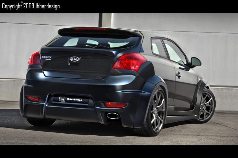 Passaruota posteriori allargati Cee`d S Coupè 07->