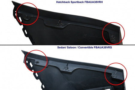 Paraurti anteriore Tuning A3 8V (2012-2017) RS design