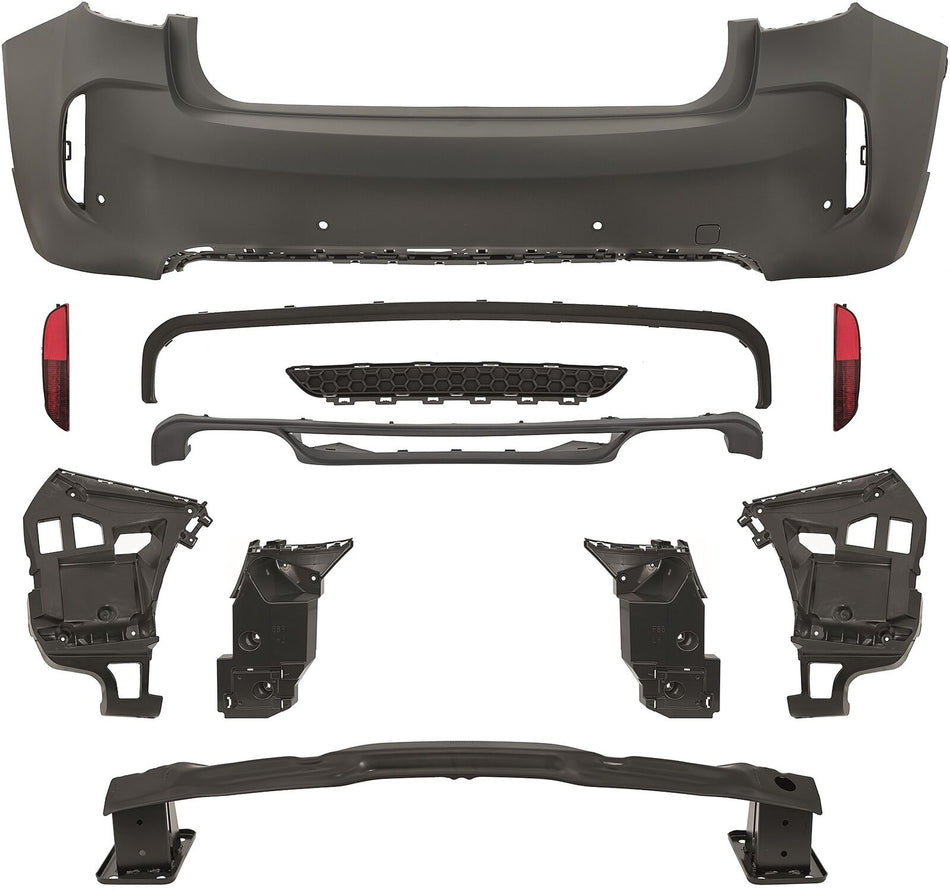 Paraurti posteriore TUNING look X6M per X6 F16 2014 2015 2016 2017 2018 2019