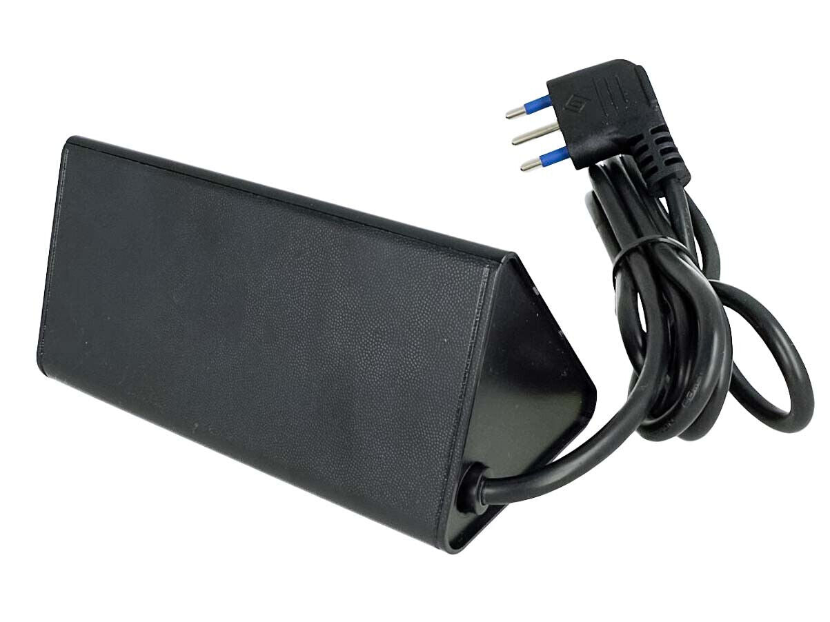 Multipresa Da Tavolo Con USB Nero 1 Presa Schuko Bipasso 10/16A Interruttore