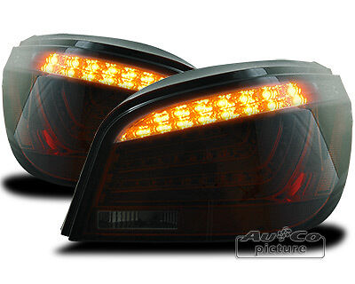 Coppia Set Fari Fanali posteriori Tuning 03>07 LED Fibra Serie 5 E60 Fumè