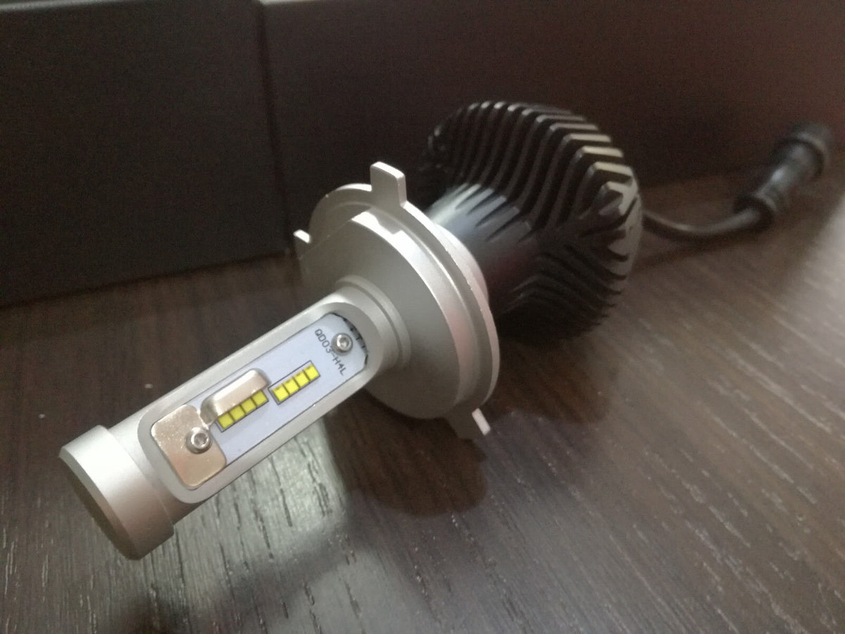 Kit Conversione Fanali Fari Yamaha T-MAX FULL 16 LED Cree H4+h7 12V 40W 12000 Lm