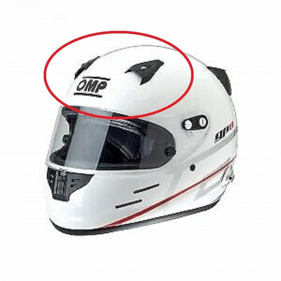 Coppia prese d aria posteriori superiori di ricambio per caschi integrali GP8 EV