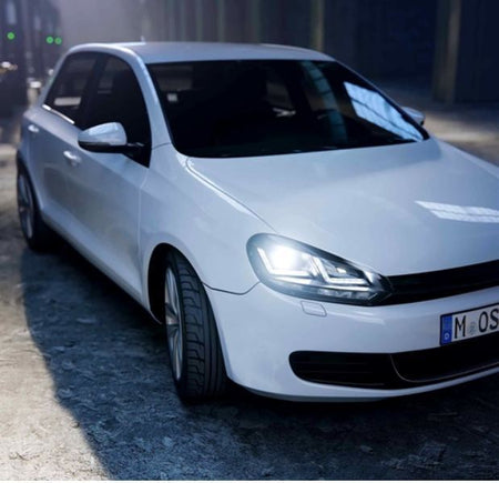 Coppia Set Fari Fanali Anteriori Tuning FULL LED GOLF 6 VI 2008-2013 BERLINA