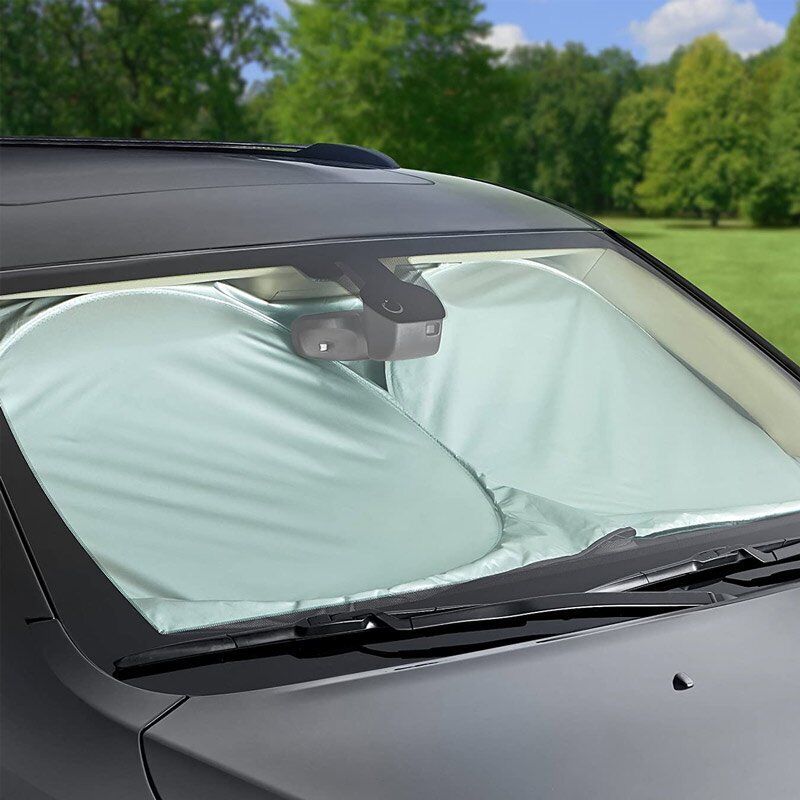 Parasole Parabrezza Interno Auto 142X67cm Pieghevole <ul><li>Un per di