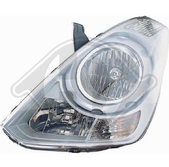 Faro fanale anteriore sinistro H-1 08- DEPO H1+H7 con motorino