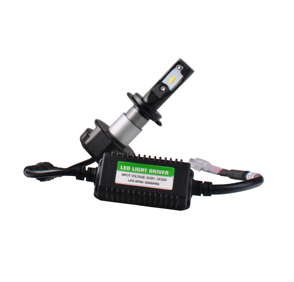 Coppia kit conversione Fari Lampade Lampadìne Full LED Cree h7 9 - 33V 5200 Lm
