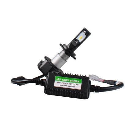 Coppia kit conversione Fari Lampade Lampadìne Full LED Cree h7 9 - 33V 5200 Lm