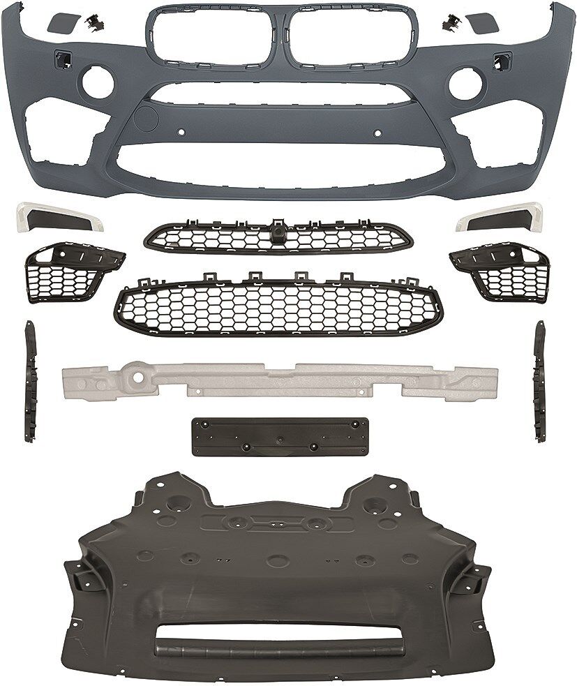 Paraurti anteriore TUNING look X6M per X6 F16 2014 2015 2016 2017 2018 2019