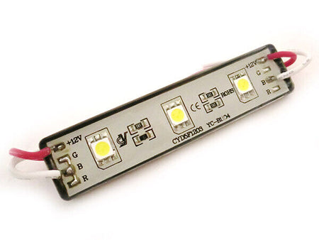 Modulo Mattone LED 3 SMD 5050 Bianco Ghiaccio 12V Impermeabile IP67 <p