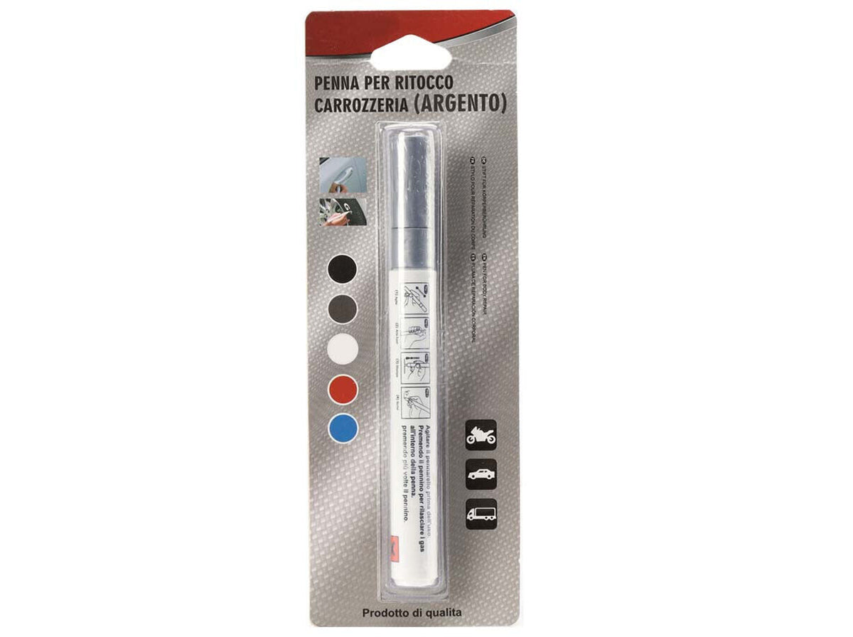 Penna Ritocco Carrozzeria Argento Cancella Graffi Leggeri <ul> <li>Penna