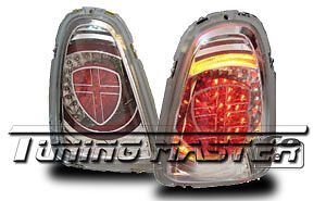 Fari posteriori a LED (BMW) R56 R57 / Cabrio  11-> Cromati